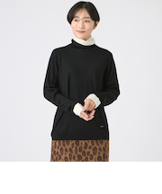 【カタログ掲載】【ウォッシャブル】ダブルタートルネックニットプルオーバー