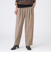 【カタログ掲載】【マシンウォッシャブル】ラメストライプタックバレルパンツ