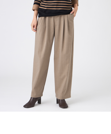 【カタログ掲載】【マシンウォッシャブル】ラメストライプタックバレルパンツ