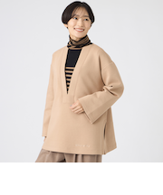 【ウォッシャブル】ライトダンボールスキッパープルオーバー