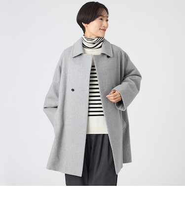 【SANYO Style EDITION掲載】ウールスーパービーバーステンカラーコート