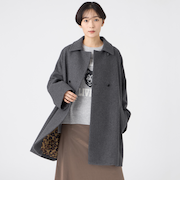 【SANYO Style EDITION掲載】ウールスーパービーバーステンカラーコート