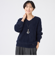 【SANYO Style EDITION掲載】フォックスウールファーニットプルオーバー