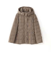 【SANYO Style EDITION掲載】【ウォッシャブル・放電テープ付】マットタフタフーデッドミドルダウンジャケット