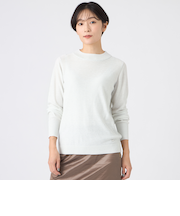 【SANYO Style EDITION掲載】【ウォッシャブル】ミニスパンコールニットプルオーバー