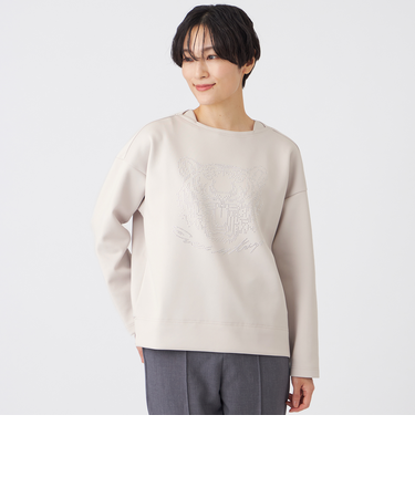 【ウォッシャブル】ホットフィットダンボールニットプルオーバー