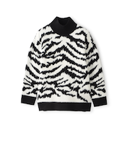 【カタログ掲載】フェザーヤーンゼブラニットプルオーバー