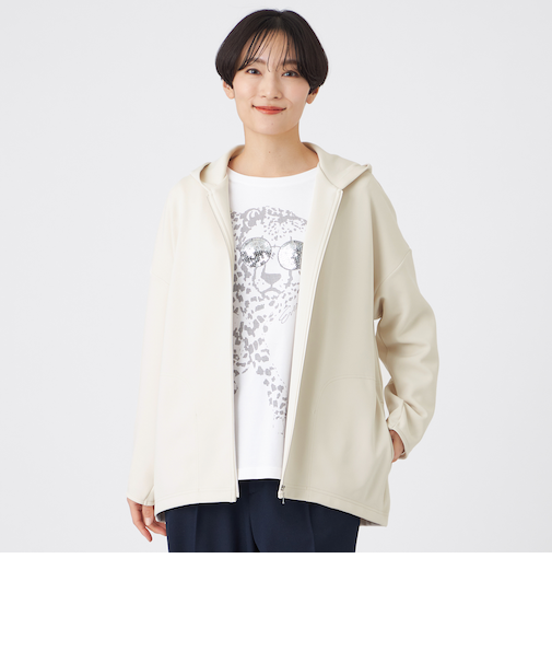 【マシンウォッシャブル】ダンボールニットパーカー