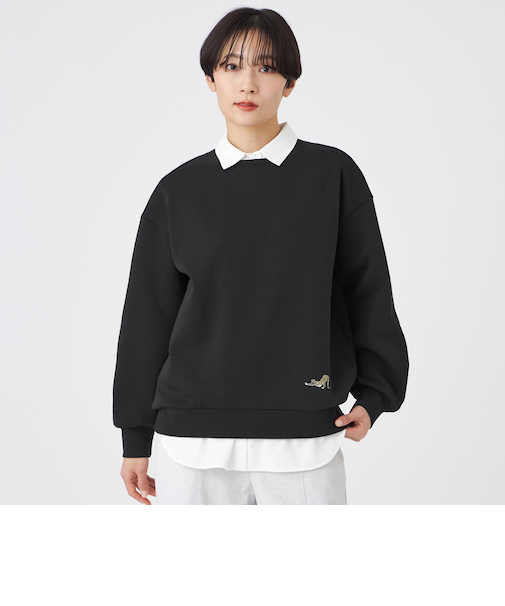 【ウォッシャブル】ダンボールスウェットプルオーバー