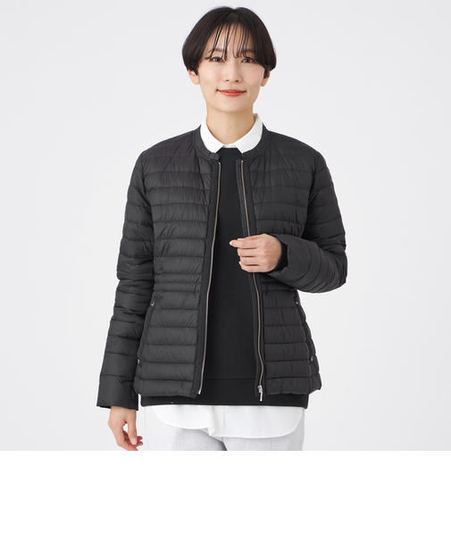 【ウォッシャブル】ノーカラーライトダウン