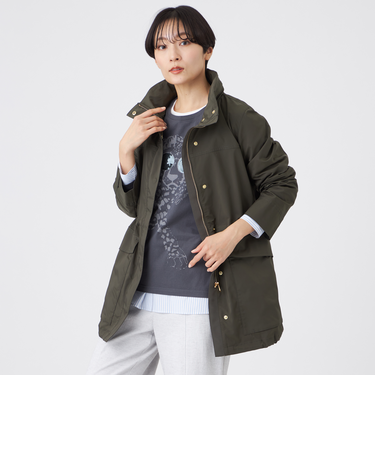 【花粉対策・はっ水・ウォッシャブル】ポランタフタミドルコート