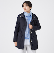 【花粉対策・はっ水・ウォッシャブル】ポランタフタミドルコート