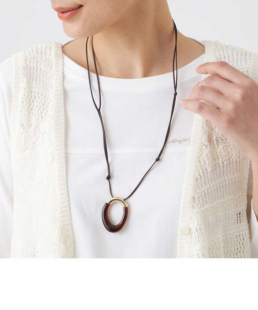 クリアワントップネックレス