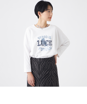 【カタログ掲載・ウォッシャブル】アニマルエンブロイダリーカットソー