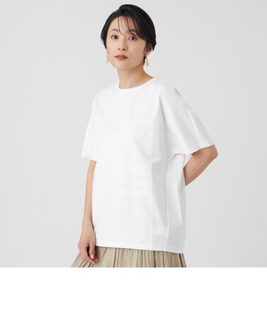 【カタログ掲載・ウォッシャブル】クリアゼブラプリントカットソー