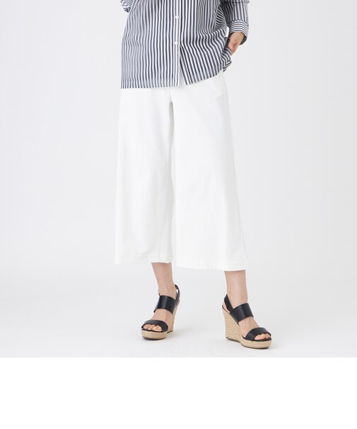 【定番人気・新色】【接触冷感・UVカット・ウォッシャブル】メリルハイテンションワイドパンツ