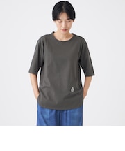 【ウォッシャブル】タイガーパッチコットンカットソー