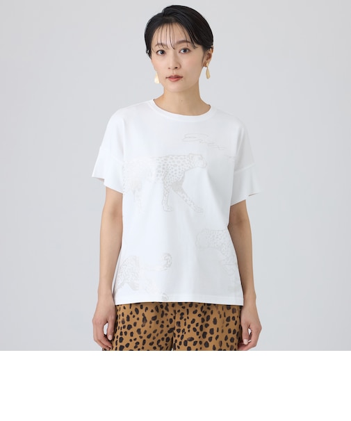 【カタログ掲載・ウォッシャブル】クリアチータープリントカットソー