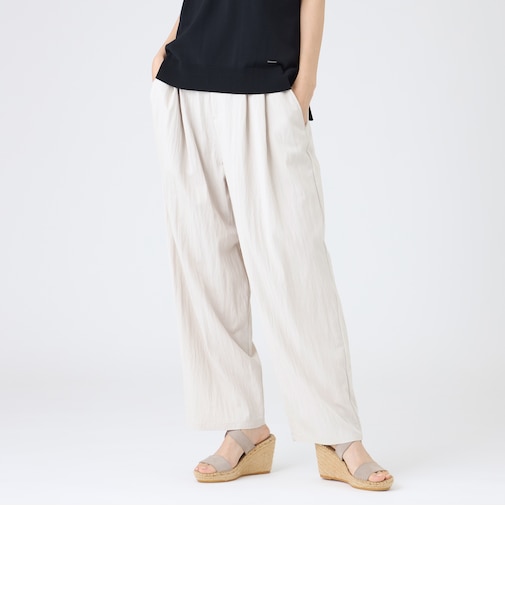 【カタログ掲載・ウォッシャブル】デニムライクバレルパンツ