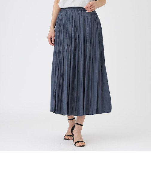 【カタログ掲載・マシンウォッシャブル】割線プリーツスカート