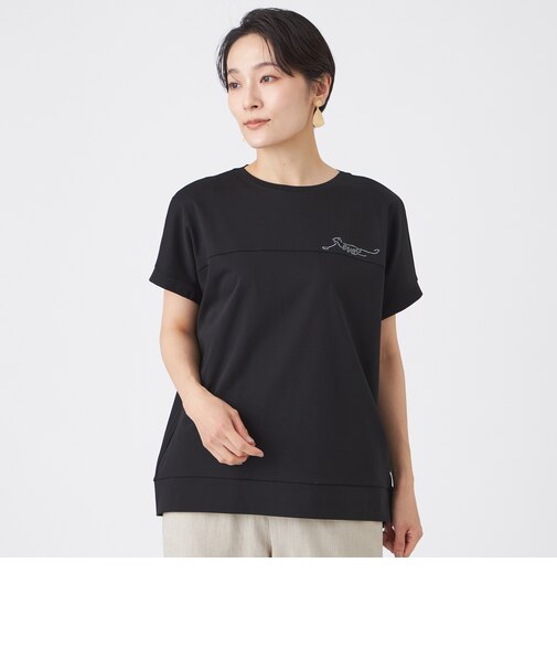 【接触冷感・抗菌防臭・ウォッシャブル】超冷感コットンホットフィットカットソー