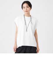 【EDITION掲載】【ウォッシャブル】フレンチスリーブドルマンカットソー