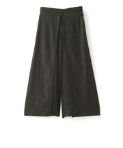 【新色追加】【接触冷感・マシンウォッシャブル】スラブシャンブレーワイドパンツ
