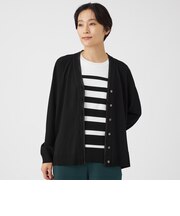 【ウォッシャブル】リュクスストレッチVネックカーディガン