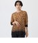 【ウォッシャブル・カタログ掲載】グラデーションチータードットニットプルオーバー