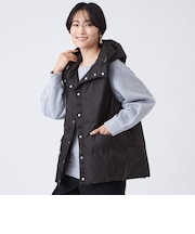 【ウォッシャブル・カタログ掲載】エアリータフタダウンジレ