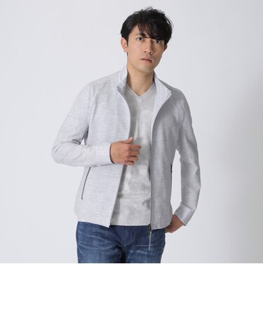 ツィードプリントサッカーブルゾン