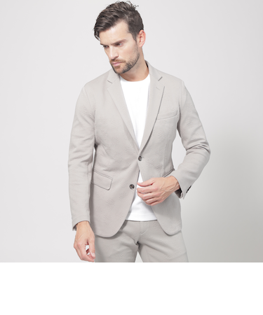 【セットアップ】フラワージャカードジャケット