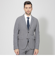 【PRIMA COLLECTION】【セットアップ】LANIFICIO ROMA千鳥プリントジャケット