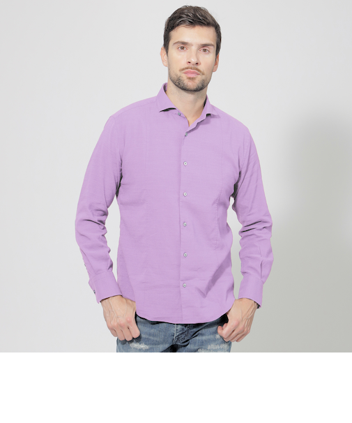 ＊Safari5月号掲載＊リネンストレッチシャツ