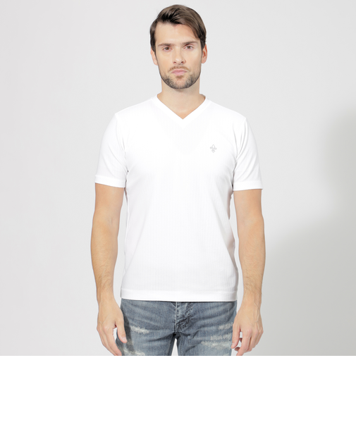 シャドーストライプジャージーカットソー