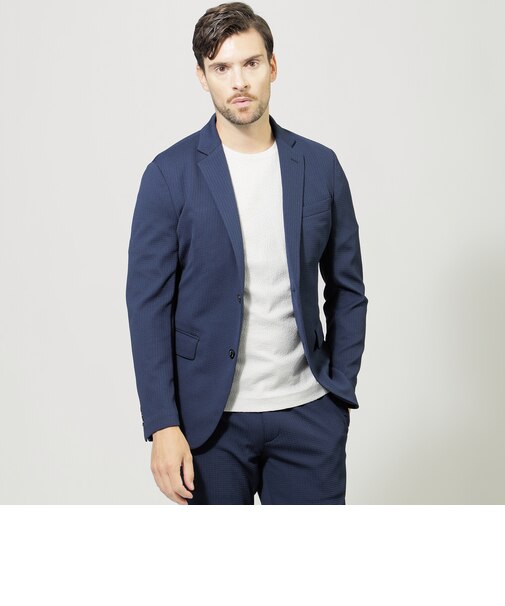 【セットアップ】ウェーブ千鳥ライトジャケット