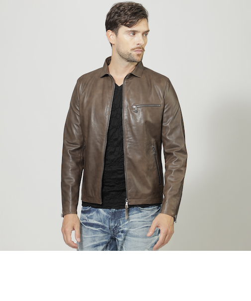 【PRIMA COLLECTION】シープレザーブルゾン