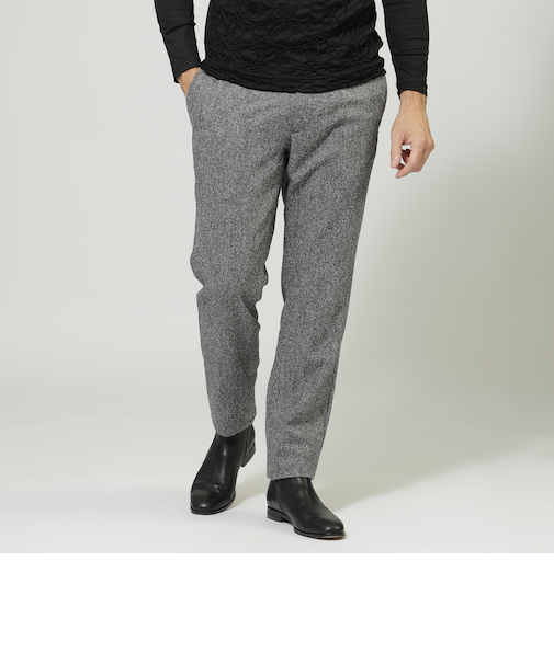 【PRIMA COLLECTION】ヘリンボーンモールパンツ