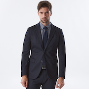 【セットアップ】ヘリンボーンウールンジャージージャケット