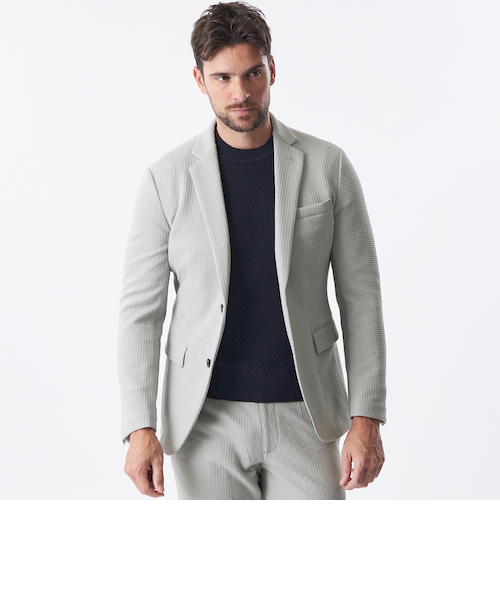 ウェーブワッフルジャケット｜エポカ ウォモの通販｜&mall（アンド