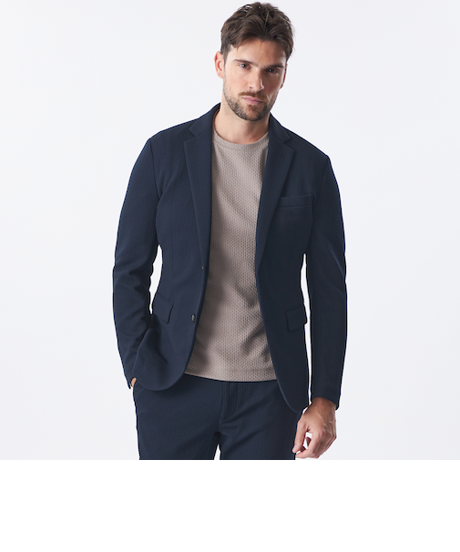 ウェーブワッフルジャケット