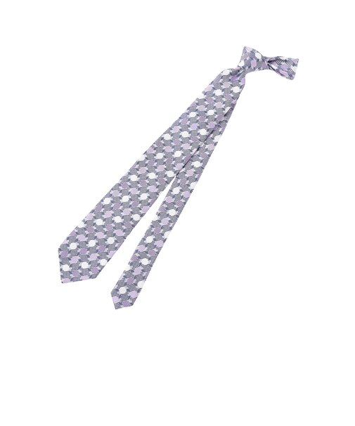 ドットパターンシルクタイ