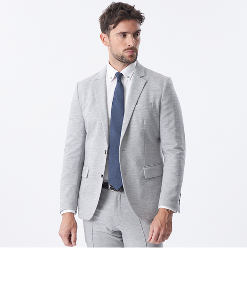 セットアップ対応】ミックスリネンジャージージャケット｜エポカ