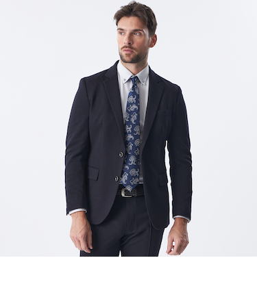 【セットアップ対応】ミックスリネンジャージージャケット