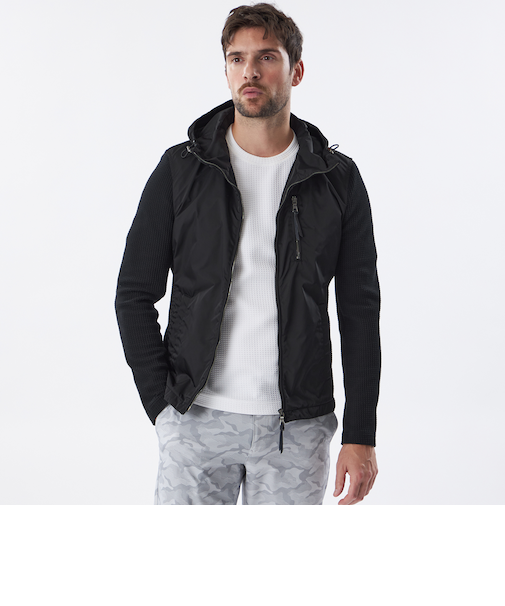 ポリエステルツイルコンビブルゾン