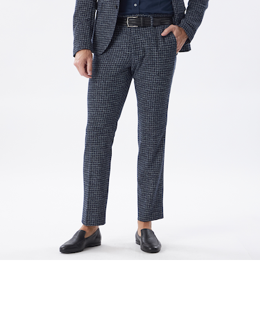 【PRIMA COLLECTION】コンフォートタブルチェックパンツ