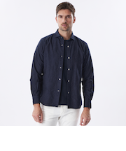 ボタニカルジャカードシャツ