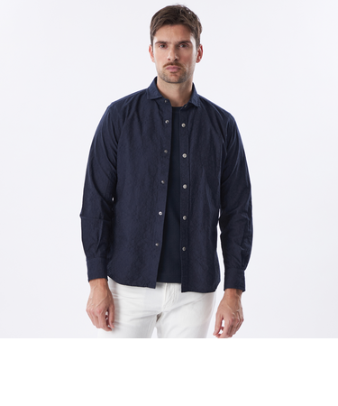 ボタニカルジャカードシャツ