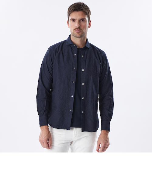 ボタニカルジャカードシャツ｜エポカ ウォモの通販｜&mall（アンド