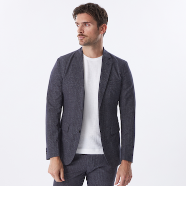 【セットアップ対応】クールドッツヘリンボーンジャケット